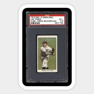 1910 American Caramel White SoxCubs E90-3 - JOE TINKER Sticker